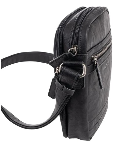 Bolso Bandolera Doble Juvenil Matties 40171-20 Negro Bols...