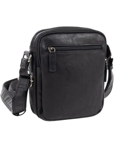 Bolso Bandolera Doble Juvenil Matties 40171-20 Negro Bols...