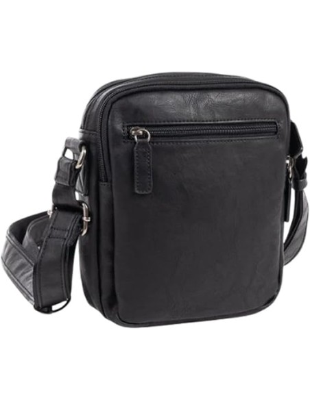 Bolso Bandolera Doble Juvenil Matties 40171-20 Negro Bols...