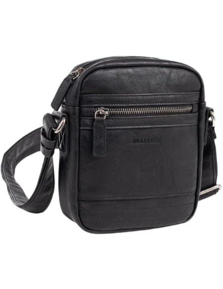 Bolso Bandolera Juvenil Matties 40172-20 Negro Bolsos Hom...
