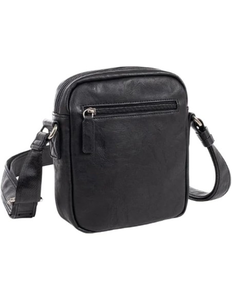 Bolso Bandolera Juvenil Matties 40172-20 Negro Bolsos Hom...