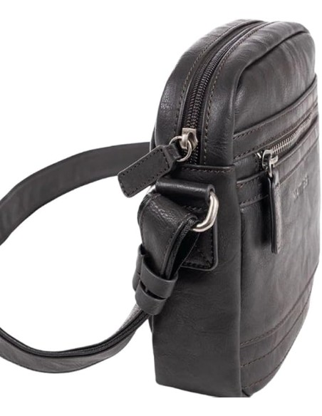 Bolso Bandolera Juvenil Matties 40172-30 Café Bolsos Homb...