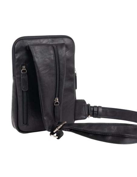 Bolso Bandolera Juvenil Matties 40174-20 Negro Bolsos Hom...