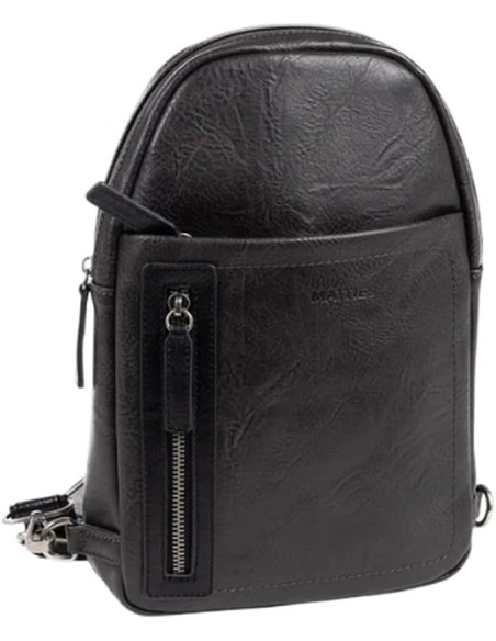 Mochila Bandolera Verota Matties 40180-20 Negro Mochilas ...