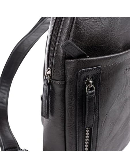 Mochila Bandolera Verota Matties 40180-20 Negro Mochilas ...