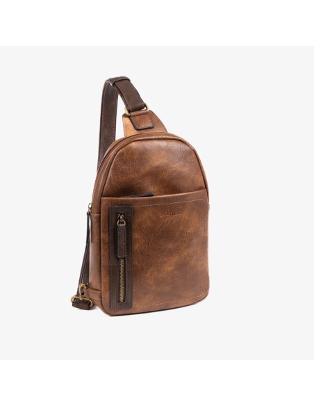 Mochila Bandolera Verota Matties 40180-12 Cuero Mochilas ...