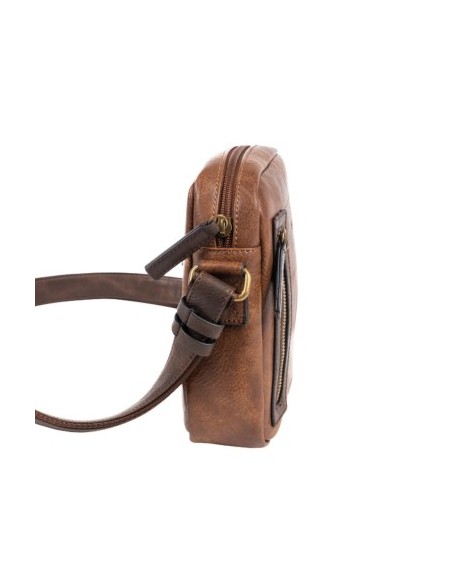 Bolso Bandolera Verota Matties 40186-12 Cuero Bolsos Homb...