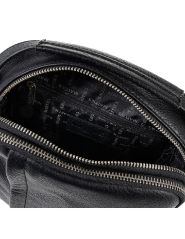 Bolso Bandolera Doble Matties New Nappa 40201-20 Negro Bo...