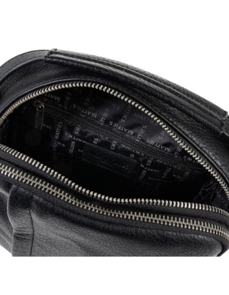 Bolso Bandolera Doble Matties New Nappa 40201-20 Negro Bo...