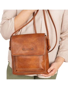 Bolso Bandolera C/Solapa Matties Minibags 23250- 12 Cuero... 2