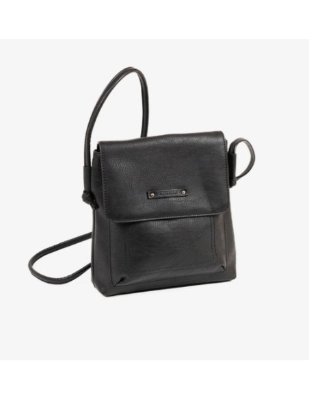 Bolso Bandolera C/Solapa Matties Minibags 23250-20 Negro ...
