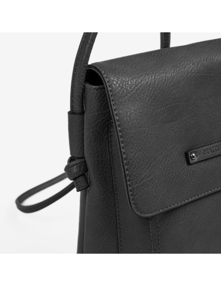 Bolso Bandolera C/Solapa Matties Minibags 23250-20 Negro ...