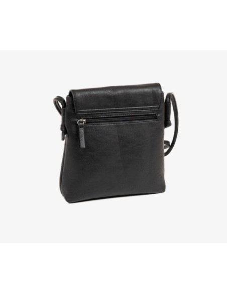 Bolso Bandolera C/Solapa Matties Minibags 23250-20 Negro ...