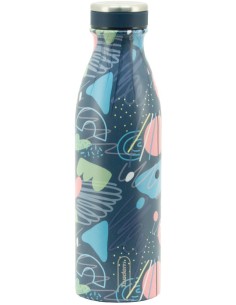 Botella Acero Inoxidable Tandem Trazos 500 Ml