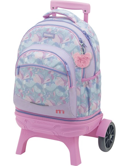 Mochila Carro Fijo Compact Desmontable Ruedas Grandes Tandem Globe