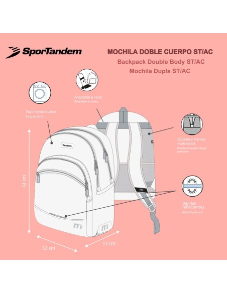 Mochila ST/AC Escolar Tandem Circle Fly