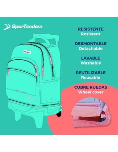 Mochila Carro Compact Desmontable Tandem Circle Fly