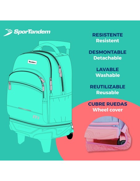 Mochila Carro Compact Desmontable Tandem Circle Fly