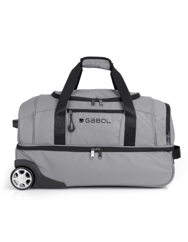 Bolso Con Ruedas S Gabol Canada Gris Maletas viaje | Fraber