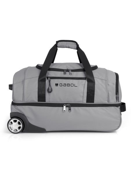Bolso Con Ruedas S Gabol Canada Gris Maletas viaje | Fraber