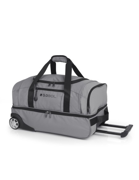 Bolso Con Ruedas S Gabol Canada Gris Maletas viaje | Fraber
