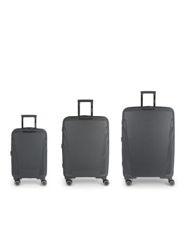 Set 3 Maletas C22-M-L Gabol Soho Gris Juego de Maletas | ...