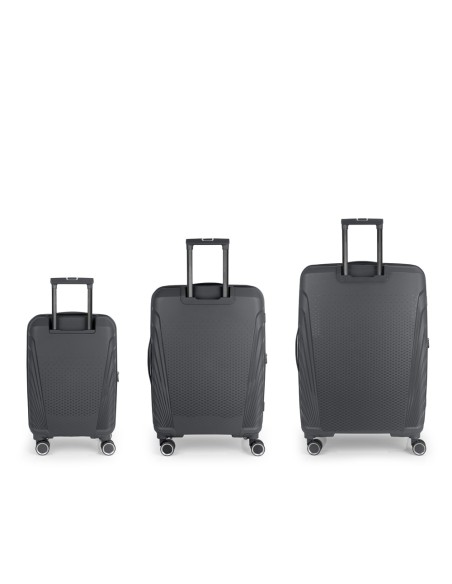 Set 3 Maletas C22-M-L Gabol Soho Gris Juego de Maletas | ...