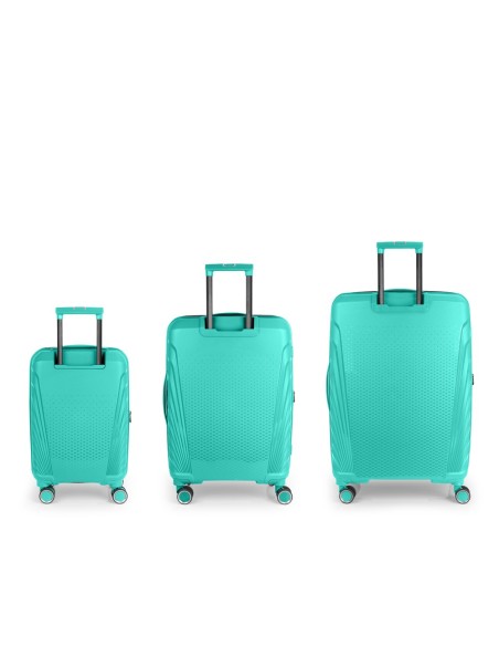 Set 3 Maletas C22-M-L Gabol Soho Turquesa Juego de Maleta...