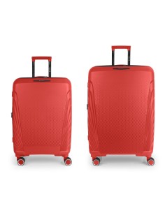 Set 2 Maletas M-L Gabol Soho Rojo Juego de Maletas | Fraber
