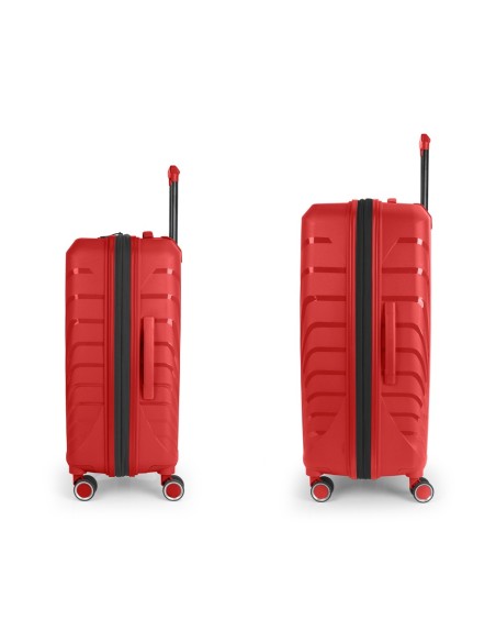 Set 2 Maletas M-L Gabol Soho Rojo Juego de Maletas | Fraber