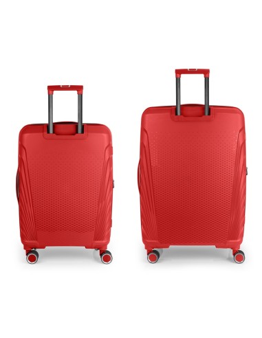 Set 2 Maletas M-L Gabol Soho Rojo Juego de Maletas | Fraber