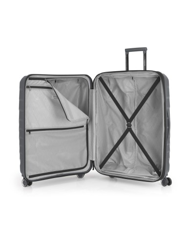 Set 2 Maletas M-L Gabol Soho Gris Juego de Maletas | Fraber