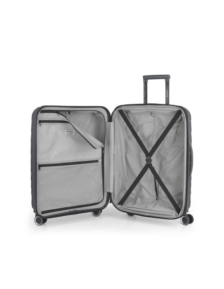 Maleta Trolley Mediano Gabol Soho Gris Maletas Medianas |...