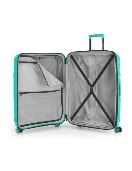 Maleta Trolley Grande Gabol Soho Turquesa Nuevos Producto...