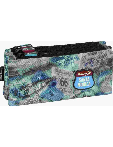 Portatodo Tres Bolsillos Independientes Ruta 66