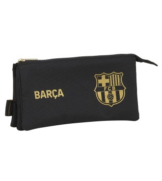 Portatodo Tres Compartimentos F.C. Barcelona Negro | Comprar Portat...