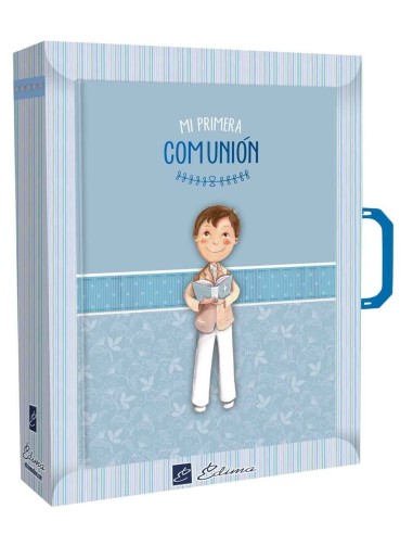 Libro de comunion con  maletin