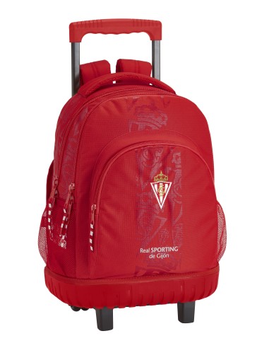 MOCHILA GDE. C/RUEDAS COMPACT REAL SPORTING DE GIJON CORPORATIVA