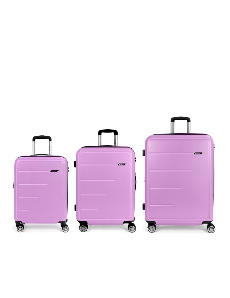 Set 3 Maletas C22-M-L Gabol Future Plus Rosa Juego de Mal...