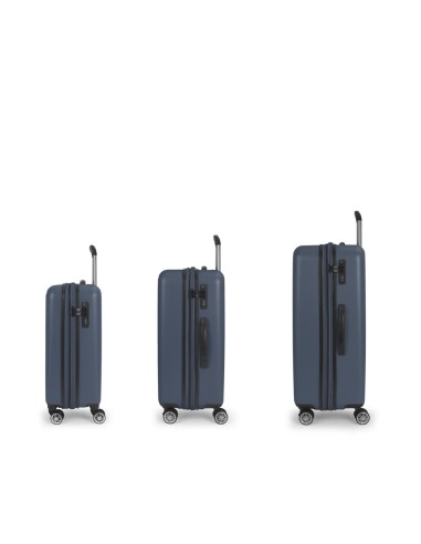 Set 3 Maletas C22-M-L Gabol Future Plus Azul Marino Juego...
