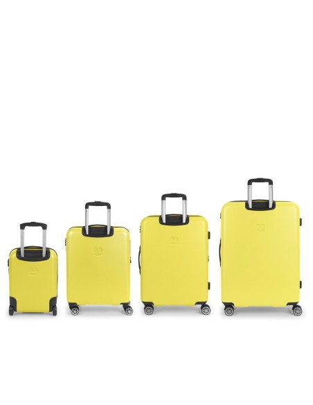 Set 4 Maletas C21-C22-M-L Gabol Future Plus Amarillo Jueg...