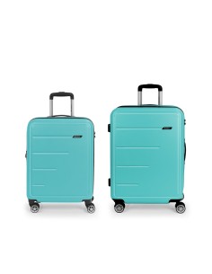 Set 2 Maletas C22-M Gabol Future Plus Turquesa Juego de M...