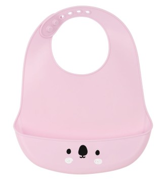 BABERO SILICONA SAFTA "KOALA" PINK | Comprar BABERO SILICONA SAFTA ...