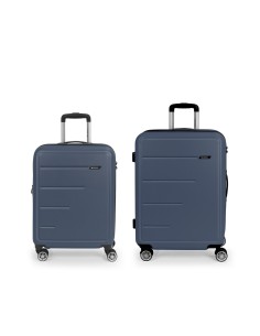 Set 2 Maletas C22-M Gabol Future Plus  Azul Marino Juego ...