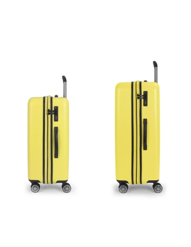 Set 2 Maletas M-L Gabol Future Plus Amarillo Juego de Mal...