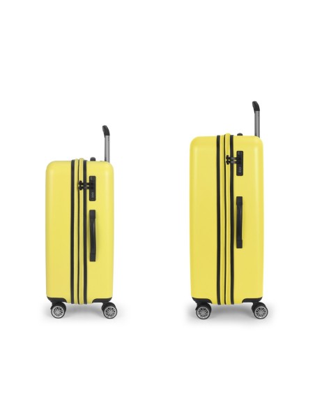 Set 2 Maletas M-L Gabol Future Plus Amarillo Juego de Mal...