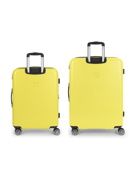 Set 2 Maletas M-L Gabol Future Plus Amarillo Juego de Mal...