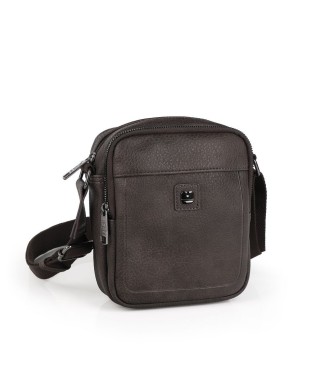 Bolso Cruzado Dos Compartimentos Hombre Gabol Tibet Marrón | Compra...