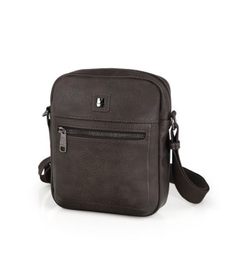 Bolso Bandolera Hombre Gabol Tibet Marrón | Comprar Bolso Bandolera...