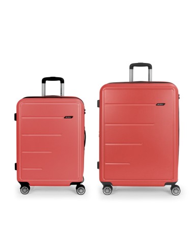 Set 2 Maletas M-L Gabol Future Plus Coral Juego de Maleta...